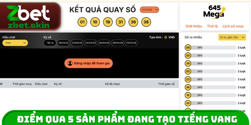 Điểm qua 5 sản phẩm đang tạo tiếng vang