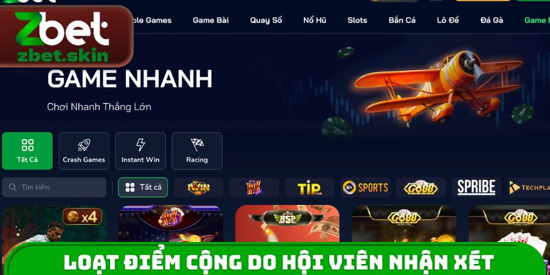 Loạt điểm cộng game nhanh do hội viên nhận xét