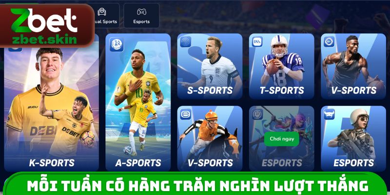 Mỗi tuần có hàng trăm nghìn hội viên thắng kèo