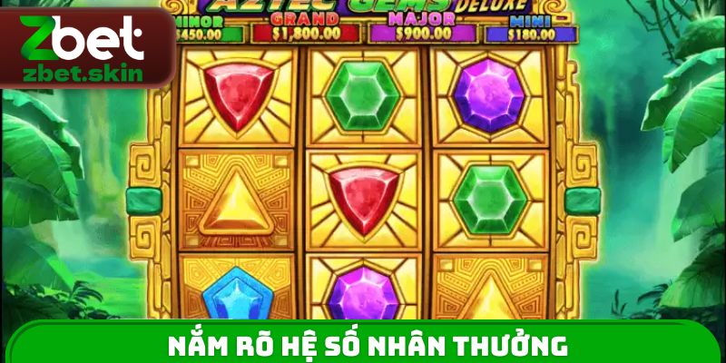 Nắm rõ hệ số nhân thưởng