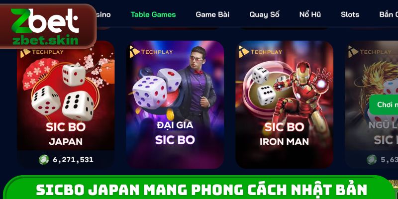 Sicbo Japan mang phong cách Nhật Bản